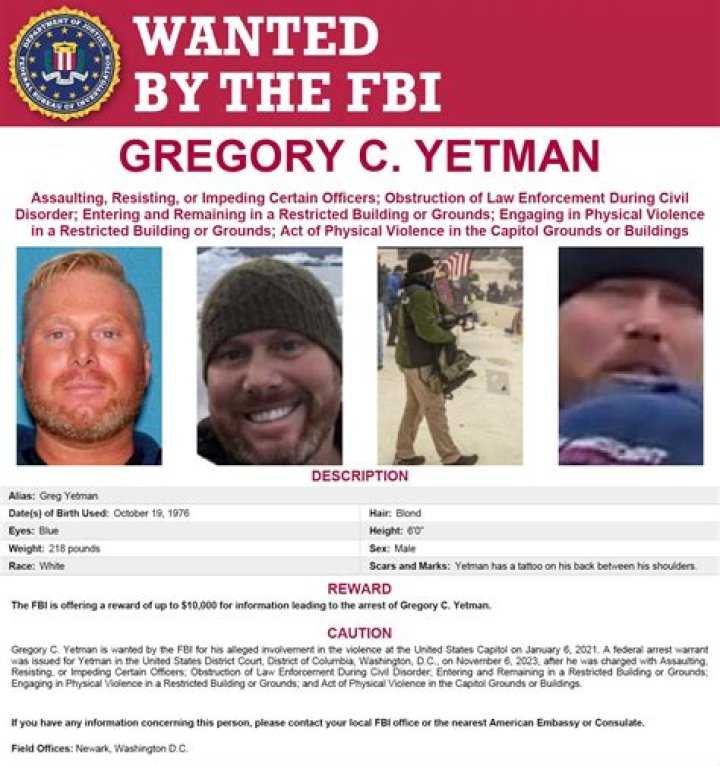Who Is Gregory Yetman? Wikipedia, Capitol Riot, Wife, Parents